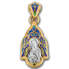«Владимирская икона Божией Матери» Образок. 103.223