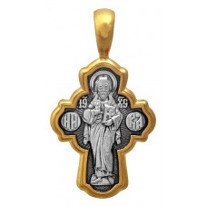 Крест «Христос Пантократор. Семистрельная икона Божией Матери» Арт. 101.501
