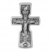 Нательный крест "Распятие Христово с предстоящими, Святой Николай Чудотворец" - арт. 101.517